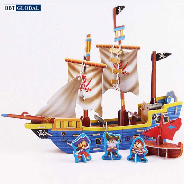 Đồ chơi xếp hình 3D nhiều hình cho bé BBT GLOBAL LX-851