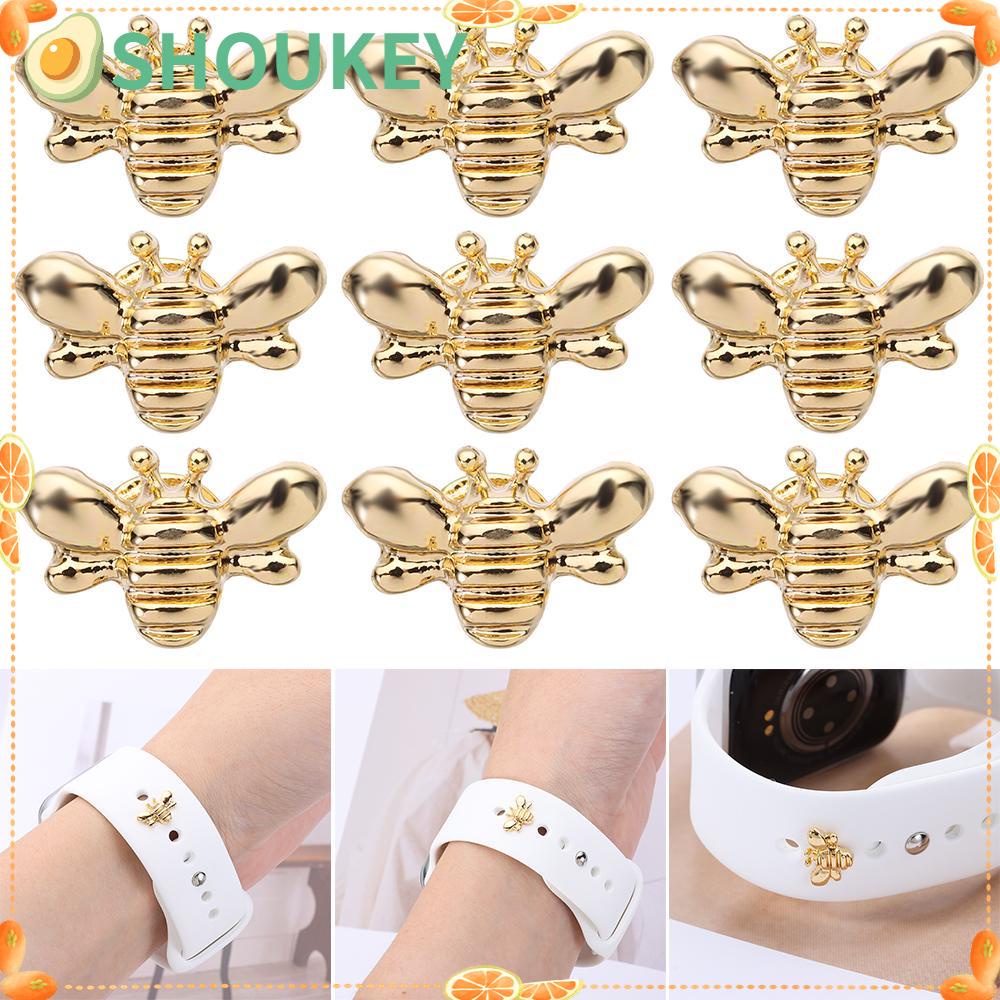 Phụ kiện trang trí dây đeo đồng hồ bằng kim loại sáng tạo