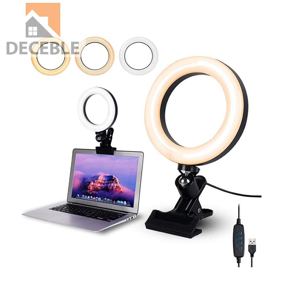 Vòng Đèn Led 6 Inch Kèm Giá Đỡ Điện Thoại Hỗ Trợ Chụp Ảnh Selfie Tiện Dụng | BigBuy360 - bigbuy360.vn