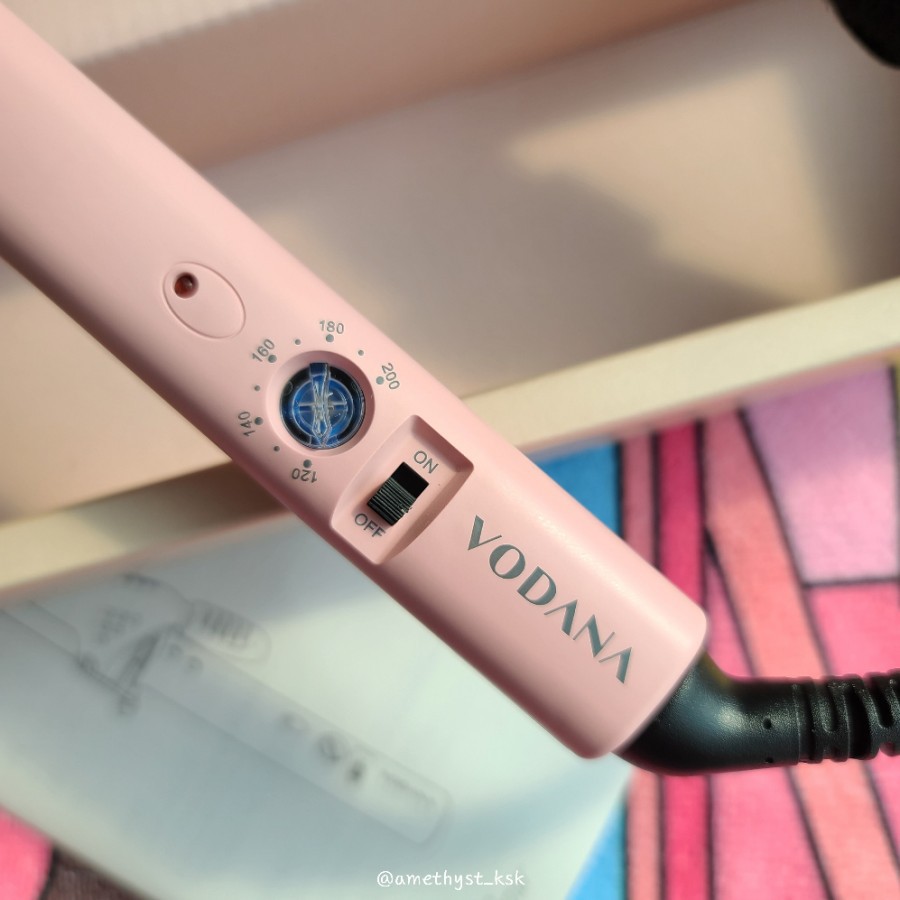 VODANA máy uốn tóc 36mm 40mm Glamwave Curling Iron_Pink Pinky CHÍNH HÃNG Hàn Quốc
