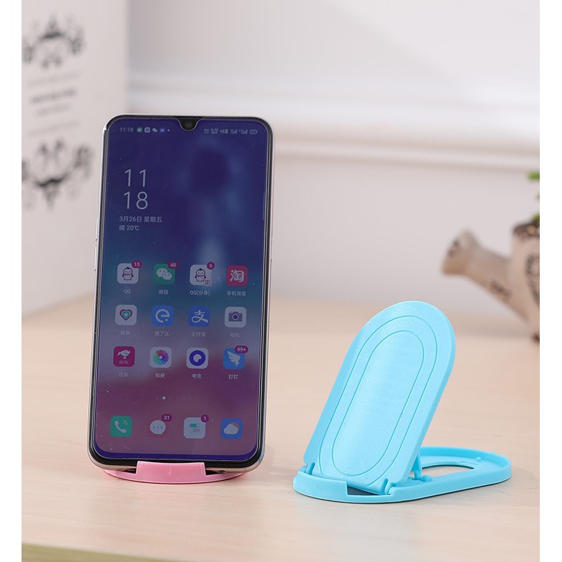 Giá Đỡ Điện Thoại Bằng Nhựa Gấp Gọn Nhiều Màu Sắc Có Thể Thay Đổi Độ Nghiêng | BigBuy360 - bigbuy360.vn