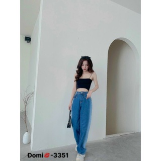 (Adorable) Quần baggy jeans ms Domi 3351 wash lạ mắt độc đáo.