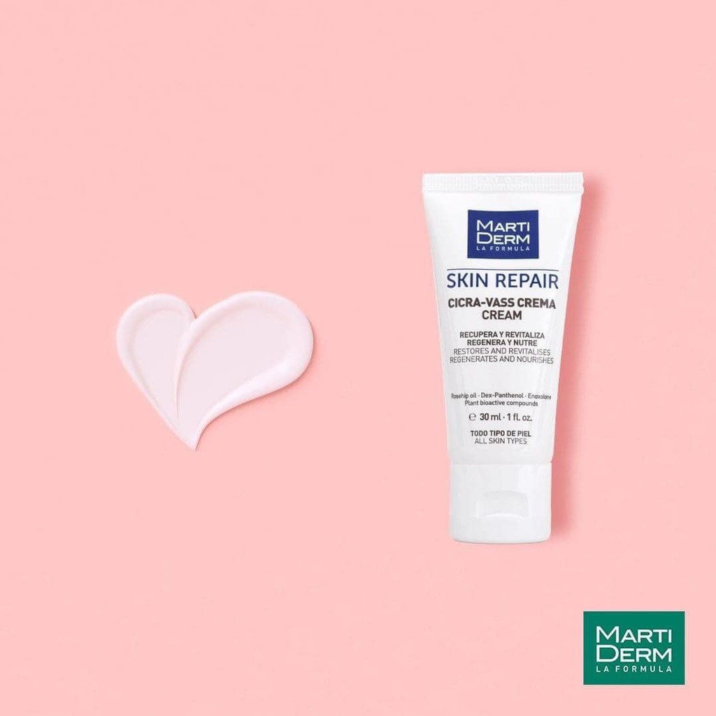 [Mã SKAMA8 giảm 8% đơn 300K] Kem Dưỡng Tái Tạo &amp; Phục Hồi Da Nhạy Cảm - MartiDerm Skin Repair Cicra Vass Cream