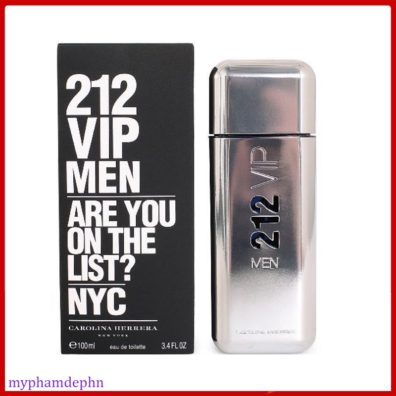 [Chính hãng] Nước hoa nam cao cấp 212 Vip Men 100ml