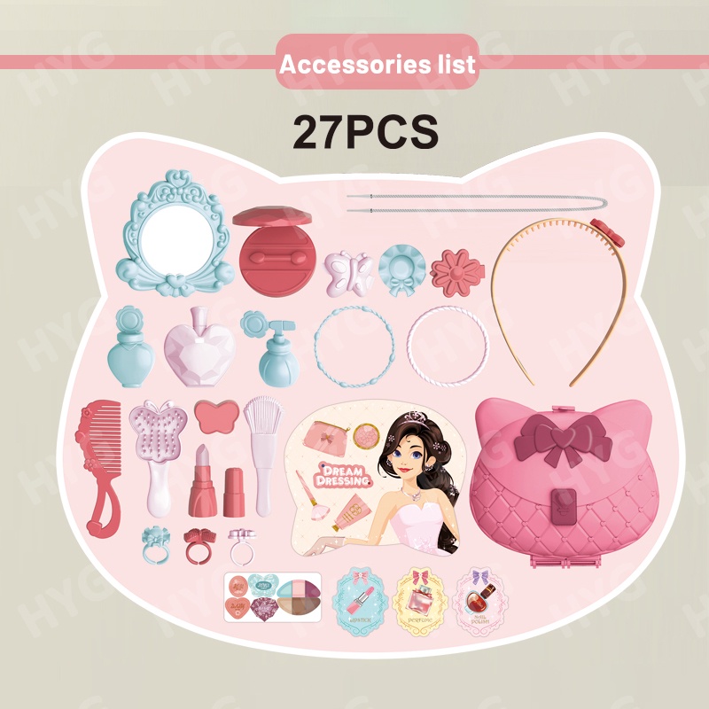 Bộ đồ chơi trang điểm HYG Toys vui nhộn cho bé gái