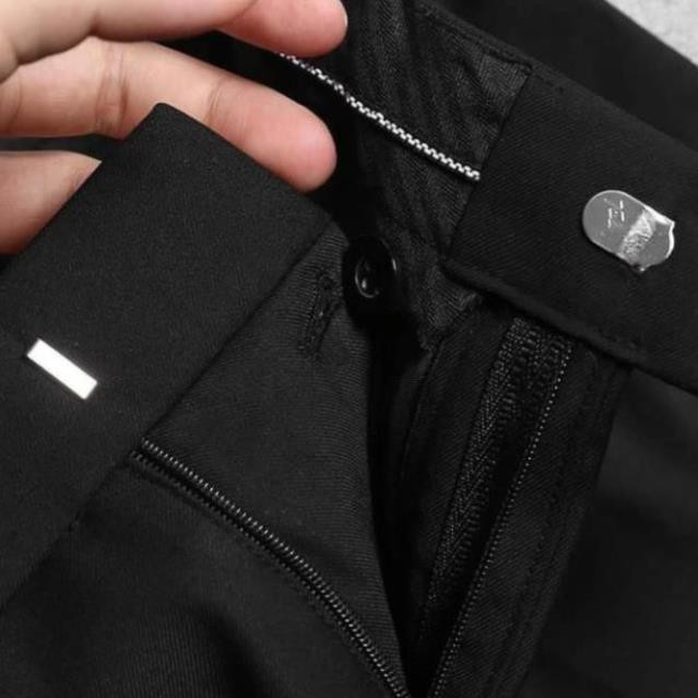 Quần đen nam ống côn form chuẩn, chất liệu Kate Hàn hàng cao cấp VNXK | BigBuy360 - bigbuy360.vn