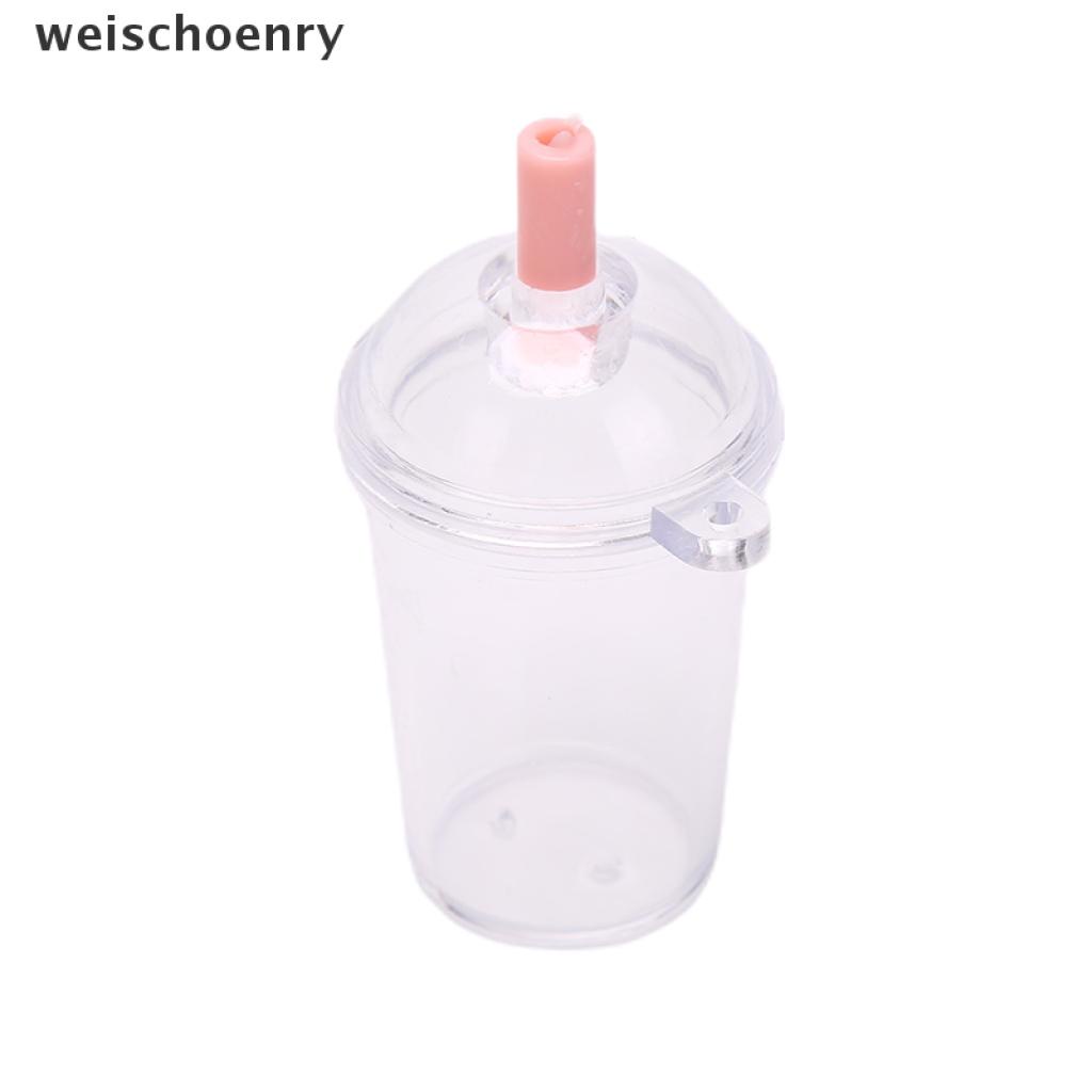 Weiscy 5x Frappuccino Cup Coffee Cup Dollhouse Miniature Simulation Plastic Cake cup .