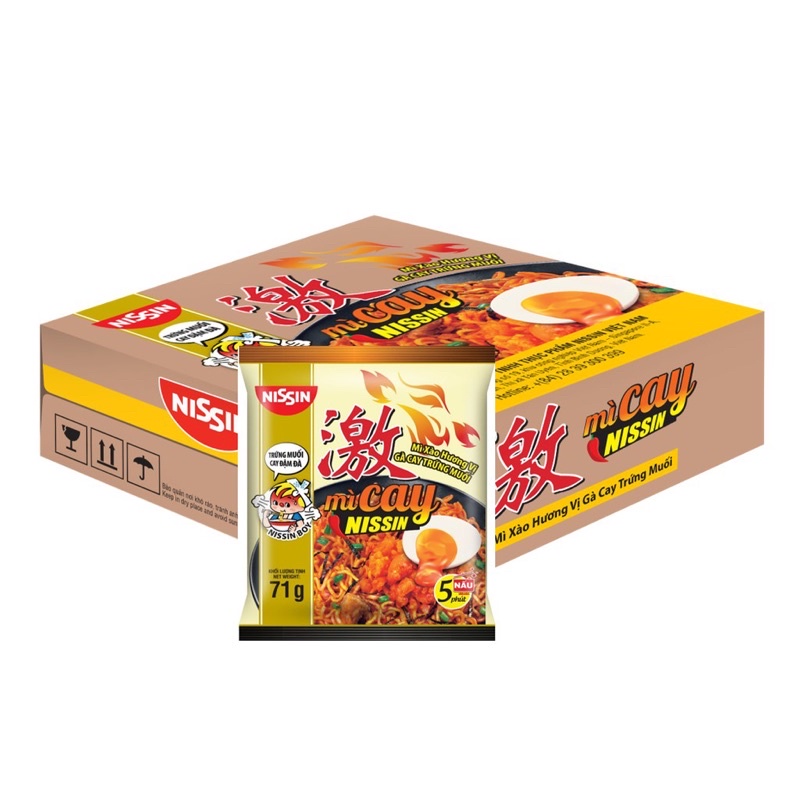 Thùng 30 gói mì trộn.. nissin Hàn Quốc mì ko chiên thơm ngon, ko lo bị nóng