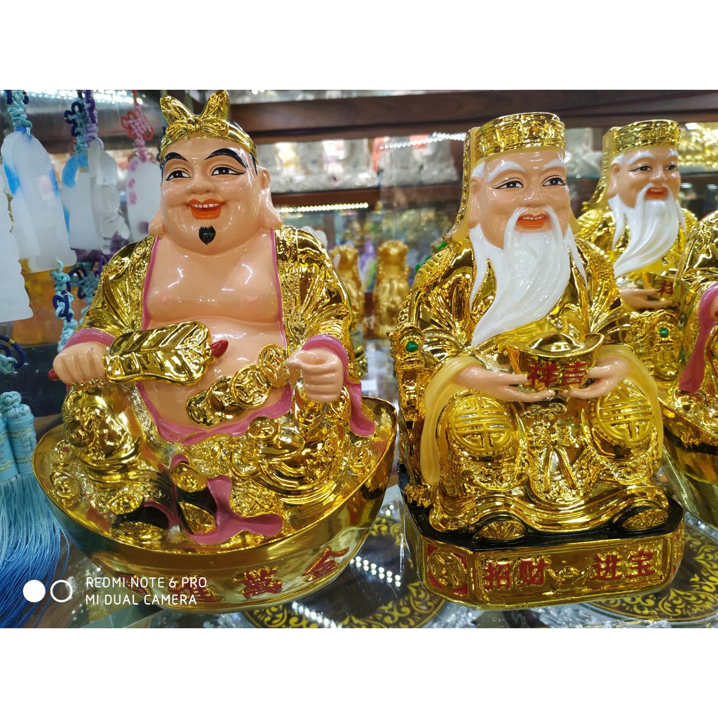 Tượng Thần Tài + Thổ Địa (cặp)