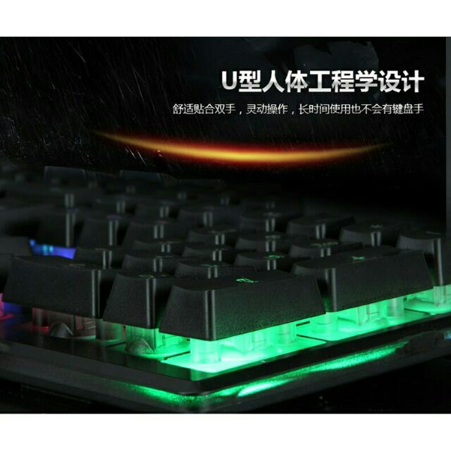 Full box bộ phím+chuột R8 1910 chuyên game giả cơ led 7 màu -dc2348 | BigBuy360 - bigbuy360.vn