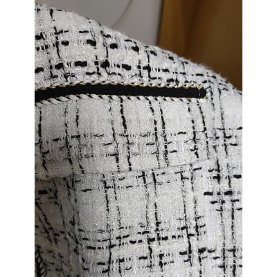 [Hàng order] [Ảnh thật] Áo ghi lê dạ tweed áo khoác cộc tay áo vest không tay sang chảnh A398 | BigBuy360 - bigbuy360.vn