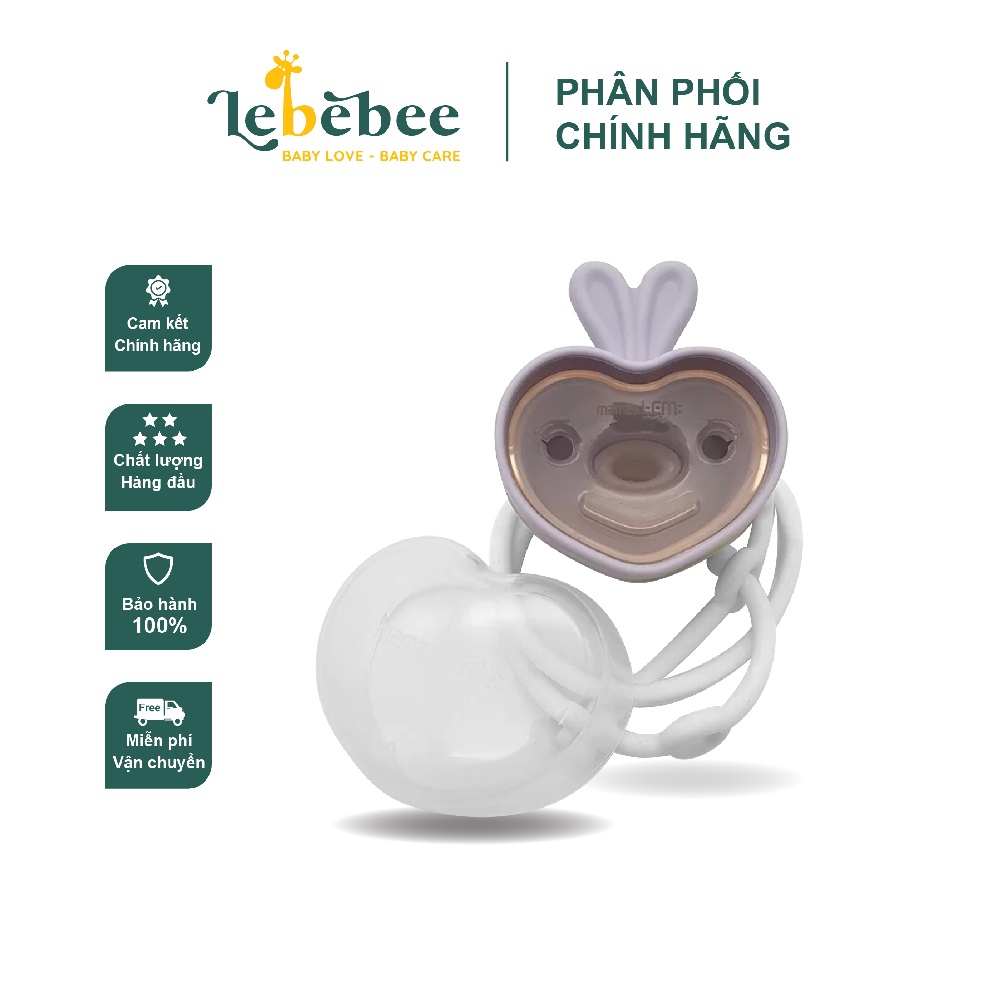 Ti giả Bunny ChuChu Hàn Quốc có hộp đựng &amp; dây giữ Silicon