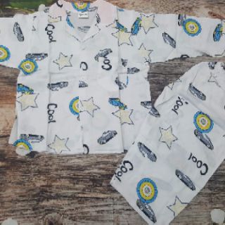 Bộ tole dài pizama cho bé size 5(10-11 ký)