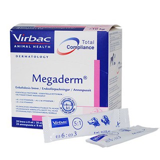 Gel Dinh Dưỡng Virbac Megaderm Giúp Mượt Lông, Da Và Giảm Ngứa Chó Mèo thú cưng(hộp)