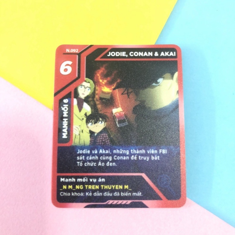 Thẻ Toonies Conan - Thẻ manh mối