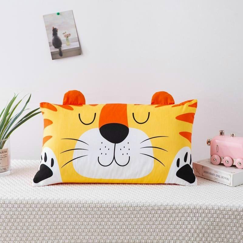 Gối Trẻ Em cotton 100%. Gối nằm cho trẻ từ 1- 10 tuổi. Vỏ cotton, ruột bông kháng khuẩn