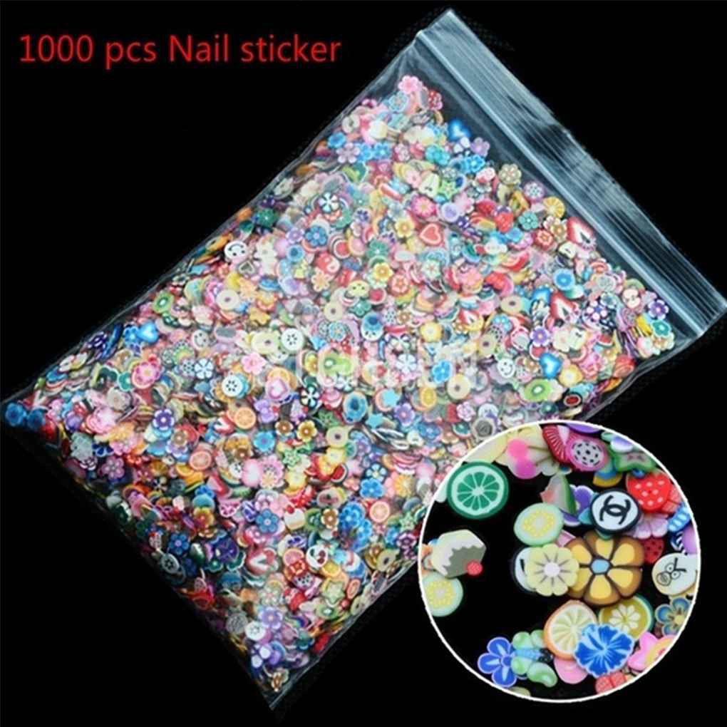 Bộ 1000 Hình Dán Trái Cây 3d Trang Trí Móng Tay Xinh Xắn