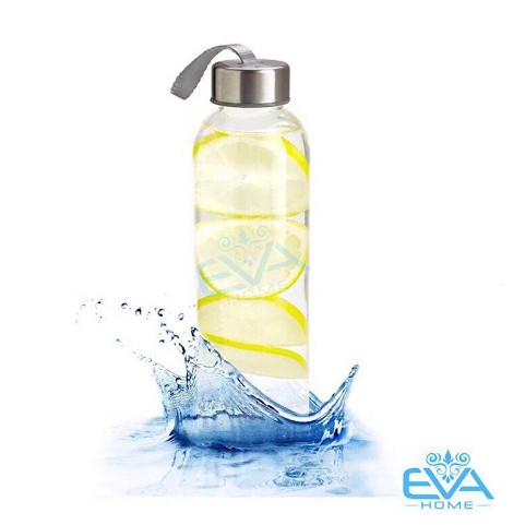 Bình Đựng Nước Thủy Tinh Có Dây Xách 300ml và 500ml