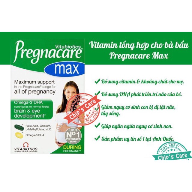 Vitamin Bầu Pregnacare Max