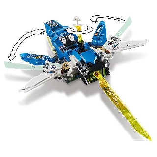 Đồ chơi lắp ráp Lego Ninjago Xe Đua Tốc Độ Của Jay Và Lloyd 71709