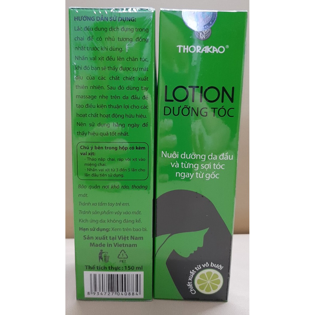 Lotion Dưỡng tóc - Tinh dầu Bưởi Thorakao 150ml