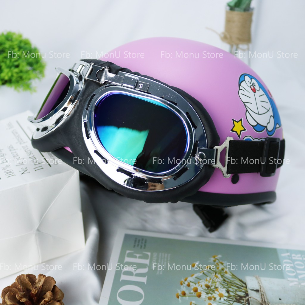 [NGƯỜI LỚN] Mũ bảo hiểm nửa đầu DORAEMON DOREMON dễ thương cute MON0087 TooYoo