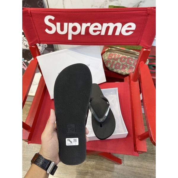 Dép xỏ ngón DSQ.2 vân đen FULLBOX💥HÀNG 1:1💥Dép tông DS.Q cao su đúc nhập khẩu-Siêu bền New