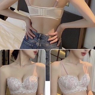 Áo Ngực Nữ Mút Dày, Áo Lót Nữ Không Gọng Ôm ngực Tạo Khe Quyến Rũ ZANA BRA A5464