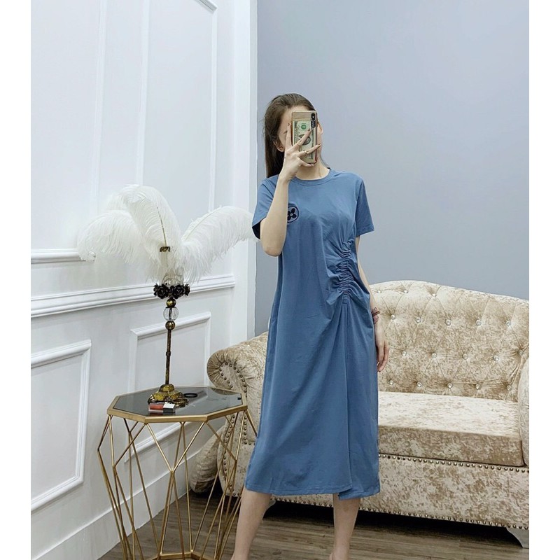 Váy nhún eo bầu bì mặc đẹp, cực sang chảnh! cam kết chất đẹp