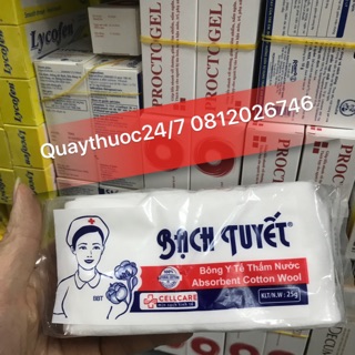 ✅bông y tế bạch tuyết thấm nước