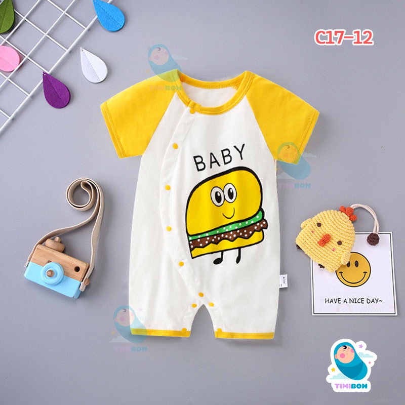 Body Đùi Cho Bé Trai Bé Gái Bộ Đồ Liền Thân Hình Thú Chất Cotton Quần Áo Trẻ Em Sơ Sinh [BDC17]