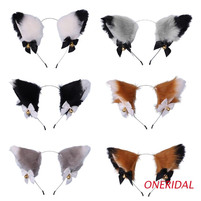 Cài Tóc Tai Mèo Phối Lông Dễ Thương Cho Nữ