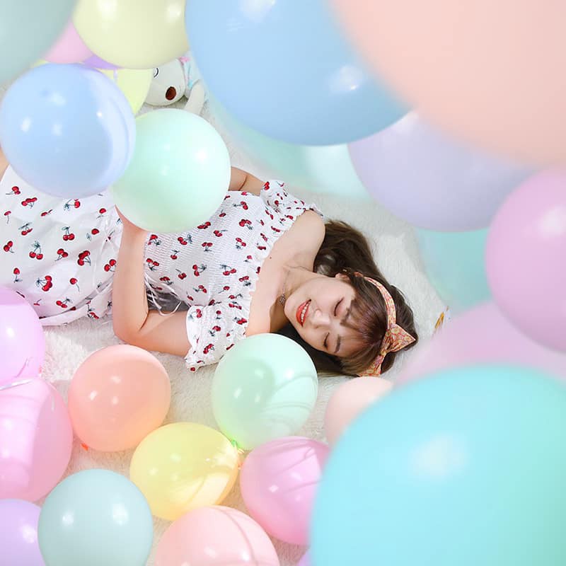 Sỉ Bóng Bay Trang Trí Màu Paste 5 inch 12cm ( gói 200 quả)