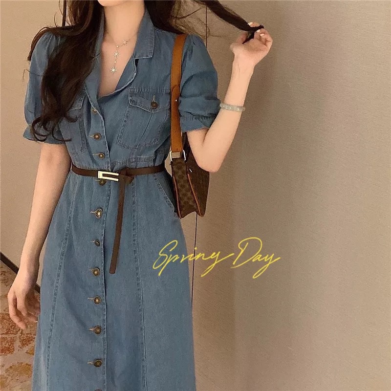 Váy bò denim