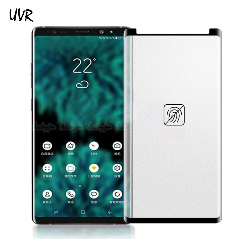 Samsung Galaxy Note 9 8 S9+ S8 Plus 3D Matte Chống màu xanh Kính cường lực Screen Protector Full Cover Tempered Glass