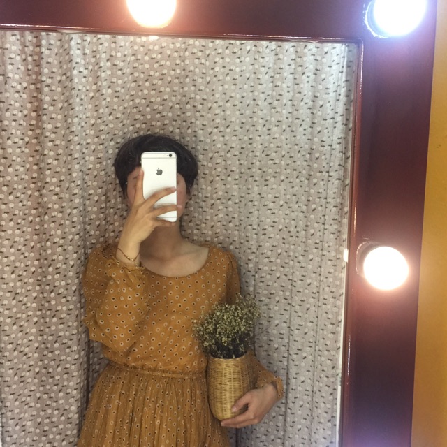Đầm voan vintage