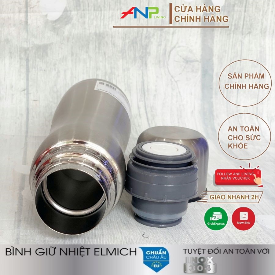 Bình Giữ Nhiệt Inox 304  Nóng 8h Lạnh 12h ELMICH EL6391 500ml