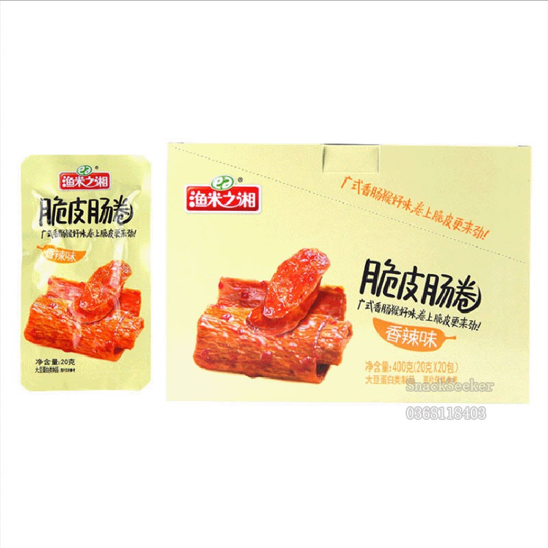 Đậu Phụ cay cuộn Sườn Sụn siêu ngon - Đồ Ăn Vặt Trung Quốc - Snackseeker | BigBuy360 - bigbuy360.vn
