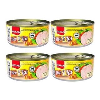 Combo 4 hộp heo 2 lát vissan 150g