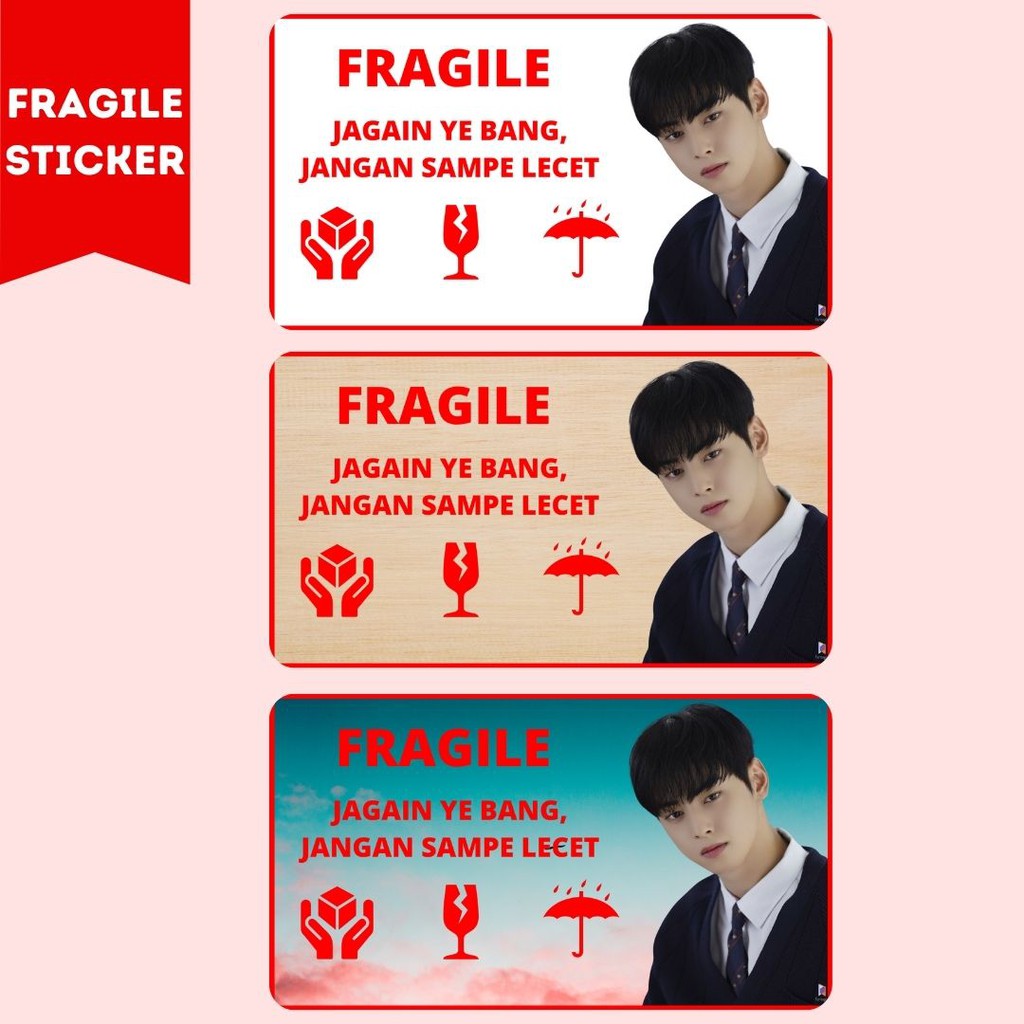 Sticker Dán Trang Trí Hình Diễn Viên Lee Su Ho Fragile