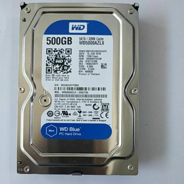 Ổ Cứng Màu Xanh Dương 500gb Wd Sata Pc