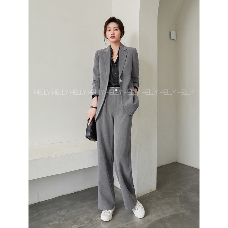 SET Blazer Quần Dài SS | HELLY SHOP