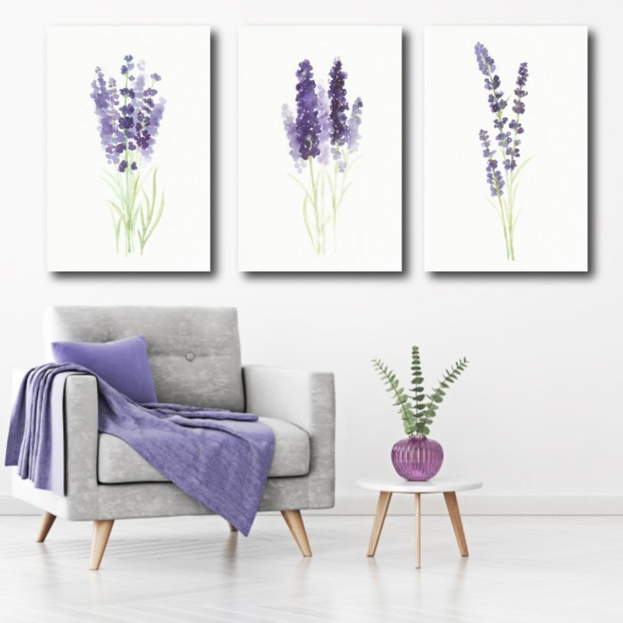 Bộ 3 Tranh phòng Ngủ  Canvas giá xưởng - Tặng kèm đinh đa năng không cần khoan tường - Tranh canvas giá xưởng