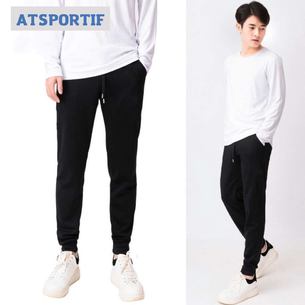 Quần Jogger Thể Thao Nam Vải Nỉ Co Giãn