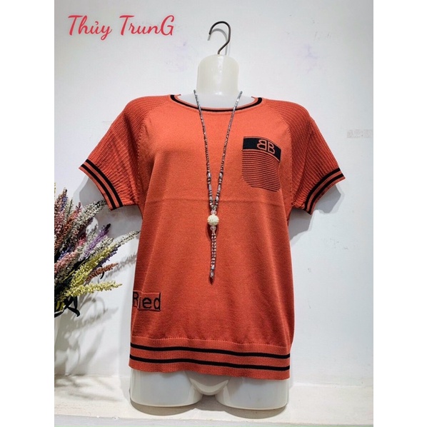 Áo Len Tay Ngắn Màu Mẫu Chuẩn Đẹp Free Size