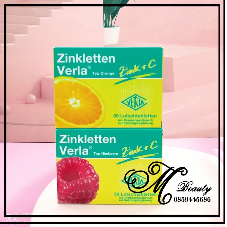 VIÊN NGẬM BỔ SUNG KẼM + VITAMIN C ZINKLETTEN VERLA CHO TRẺ LƯỜI ĂN, RỐI LOẠN GIẤC NGỦ, TĂNG ĐỀ KHÁNG