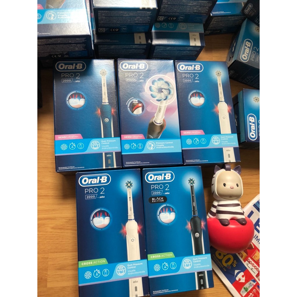 Bàn chải điện Oral b Pro 2 2000,2000s- Made in Germany