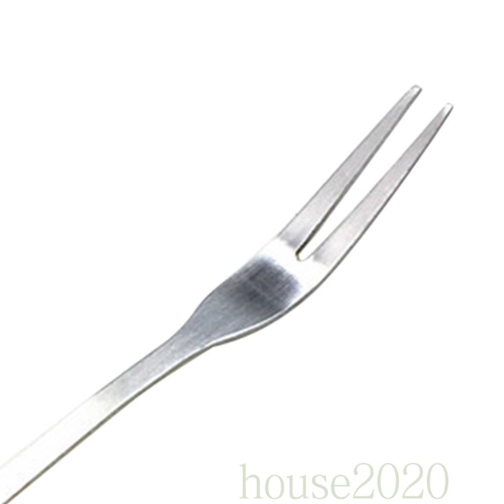 Nĩa ăn trái cây/ salad bằng thép không gỉ hình trái tim đơn giản xinh xắn 2020