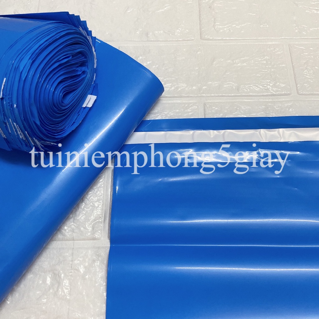 [1Kg–Xanh Dương-Đủ size] Túi gói hàng niêm phong tự dính - túi đóng hàng chuyển phát nhanh có sẵn keo dính – 5 GIÂY