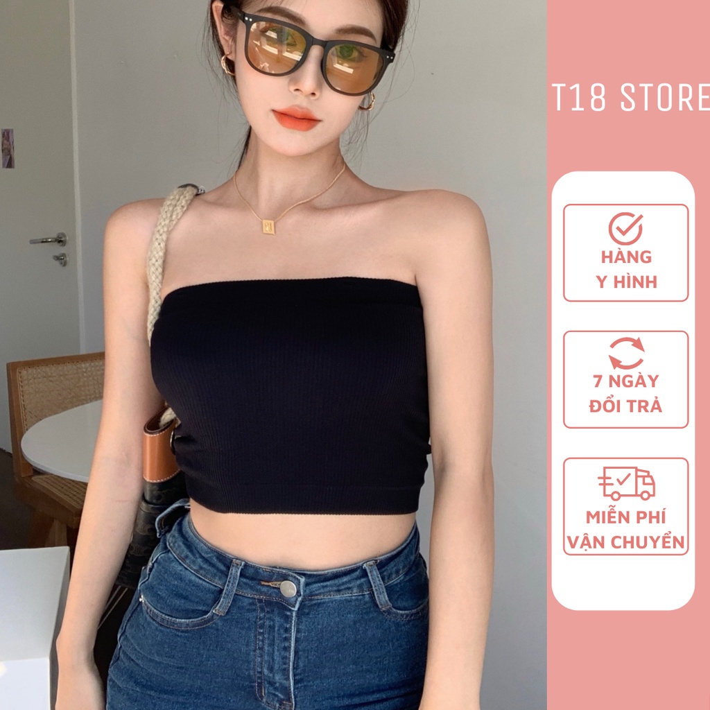 Áo quây ngực không dây co dãn 4 chiều dáng ôm body áo crt cúp ngực ko mút Đẹp T18 STORE AD03